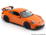 Porsche 911 GT3 Orange with Acrylic Case 1:24 Bburago Licensed Diecast Model car
