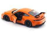 Porsche 911 GT3 Orange with Acrylic Case 1:24 Bburago Licensed Diecast Model car