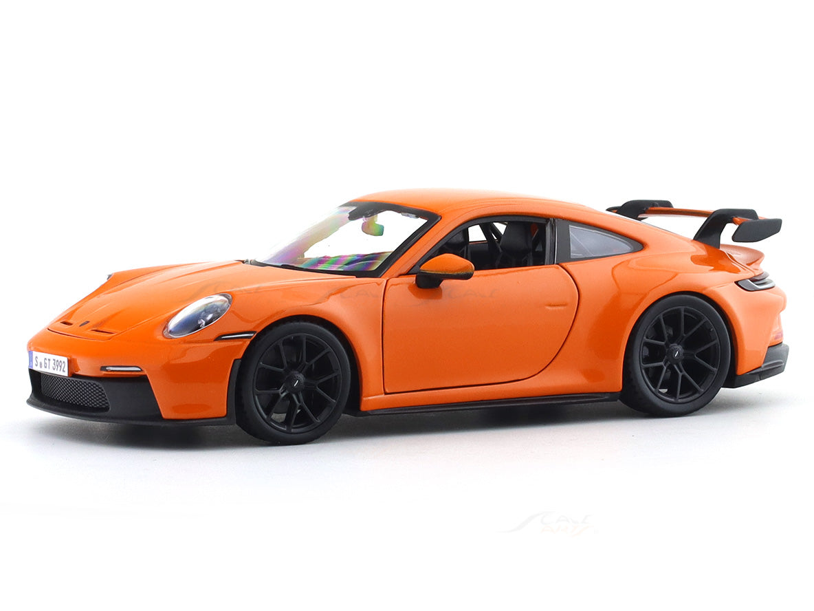 Porsche 911 GT3 Orange with Acrylic Case 1:24 Bburago Licensed