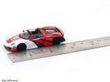 Porsche 918 Spyder with figure 1:64 TimeMicro diecast scale model car miniature collectible