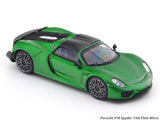 Porsche 918 Spyder Green 1:64 Time Micro diecast scale model miniature car collectible
