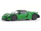 Porsche 918 Spyder Green 1:64 Time Micro diecast scale model miniature car collectible