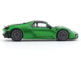 Porsche 918 Spyder Green 1:64 Time Micro diecast scale model miniature car collectible