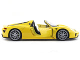 Porsche 918 Spyder Yellow 1:24 Welly Licensed Diecast Scale Model Car Collectible