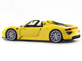 Porsche 918 Spyder Yellow 1:24 Welly Licensed Diecast Scale Model Car Collectible