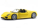 Porsche 918 Spyder Yellow 1:24 Welly Licensed Diecast Scale Model Car Collectible