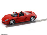 Porsche Carrera GT Red 1:24 MSZ licensed diecast Scale Model car collectible