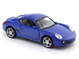 Porsche Cayman S Blue 1:32 MSZ licensed pullback diecast Scale Model car collectible