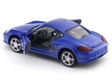 Porsche Cayman S Blue 1:32 MSZ licensed pullback diecast Scale Model car collectible
