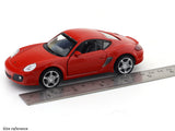 Porsche Cayman S Red 1:32 MSZ licensed pullback diecast Scale Model car collectible
