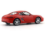 Porsche Cayman S Red 1:32 MSZ licensed pullback diecast Scale Model car collectible