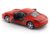 Porsche Cayman S Red 1:32 MSZ licensed pullback diecast Scale Model car collectible
