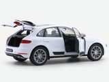 Porsche Macan Turbo White 1:24 Welly Licensed Diecast Scale Model Car Collectible
