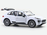 Porsche Macan Turbo White 1:24 Welly Licensed Diecast Scale Model Car Collectible