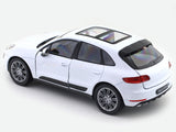 Porsche Macan Turbo White 1:24 Welly Licensed Diecast Scale Model Car Collectible