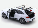Porsche Macan Turbo White 1:24 Welly Licensed Diecast Scale Model Car Collectible