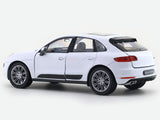 Porsche Macan Turbo White 1:24 Welly Licensed Diecast Scale Model Car Collectible