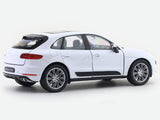 Porsche Macan Turbo White 1:24 Welly Licensed Diecast Scale Model Car Collectible