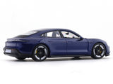 Porsche Taycan Turbo S blue 1:24 Bburago with Acrylic Case Licensed Diecast Scale Model Car Collectible