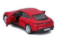 PreOrder : Porsche Taycan Turbo S Red 1:64 Maisto licensed diecast scale model car