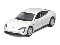 PreOrder : Porsche Taycan Turbo S white 1:64 Maisto licensed diecast scale model car