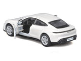 PreOrder : Porsche Taycan Turbo S white 1:64 Maisto licensed diecast scale model car