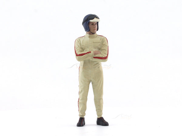 Racing Legend 60s A Jim Clerkk inspired 1:18 American Diorama Figure for scale models