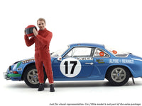 Racing Legend 70s B Nikki Lauda inspired 1:18 American Diorama Figure for scale models