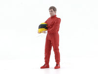 Racing Legend 80s A Ayrton Sena inspired 1:18 American Diorama Figure for scale models