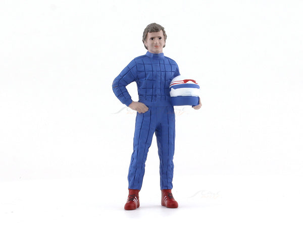 Racing Legend 80s B Alan Prost inspired 1:18 American Diorama Figure for scale models