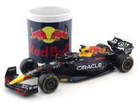 Coffee Mug B & 2023 Oracle Red Bull Racing RB19 No.1 Max Verstappen 1:24 Bburago licensed Formula 1 Scale Model collectible