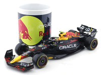 Coffee Mug A & 2023 Oracle Red Bull Racing RB19 No.11 Sergio Perez 1:24 Bburago licensed Formula 1 Scale Model