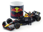 Coffee Mug A & 2023 Oracle RB19 #11 Sergio Perez 1:24 Bburago licensed diecast Scale Model car