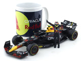 Coffee Mug B & 2023 Oracle RB19 #11 Sergio Perez 1:24 Bburago licensed diecast Scale Model car