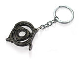 Rotary Engine Block piston Black keyring / keychain