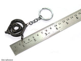Rotary Engine Block piston chrome keyring / keychain