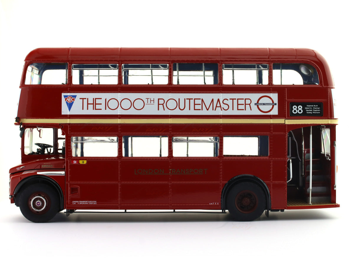 Routemaster RM1000 100 BXL 1:24 Sunstar Diecast Scale Model Bus ...