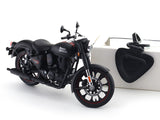 Keychain & Royal Enfield New Classic 350 Stealth Black 1:12 Maisto licensed diecast scale