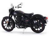 Keychain & Royal Enfield New Classic 350 Stealth Black 1:12 Maisto licensed diecast scale