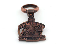 Royal Enfield Type 2 Copper color metal keyring / keychain