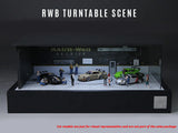 RWB Turntable Garage 1:64 MoreArt Diorama with LED Lights | Diecast Display