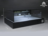 RWB Turntable Garage 1:64 MoreArt Diorama with LED Lights | Diecast Display