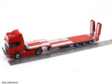 Scania 580S Flatbed Red 1:64 TimeMicro diecast scale model car miniature car collectible