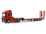 Scania 580S Flatbed Red 1:64 TimeMicro diecast scale model car miniature car collectible