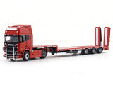 Scania 580S Flatbed Red 1:64 TimeMicro diecast scale model car miniature car collectible