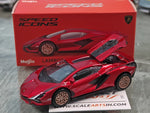 Lamborghini Sian FKP 37 red 1:64 Maisto licensed diecast scale model car