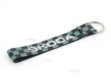 Skoda Black Key Tag / Bag Tag | Skoda Car Enthusiast Keychain Luggage & Backpack Accessory | Buy in India