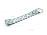 Skoda Grey Key Tag / Bag Tag | Skoda Car Enthusiast Keychain Luggage & Backpack Accessory | Buy in India