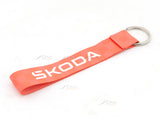 Skoda Red Key Tag / Bag Tag | Skoda Car Enthusiast Keychain Luggage & Backpack Accessory | Buy in India