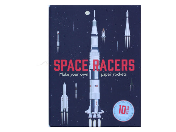 Spaceracers - Make your own paper rockets : Book